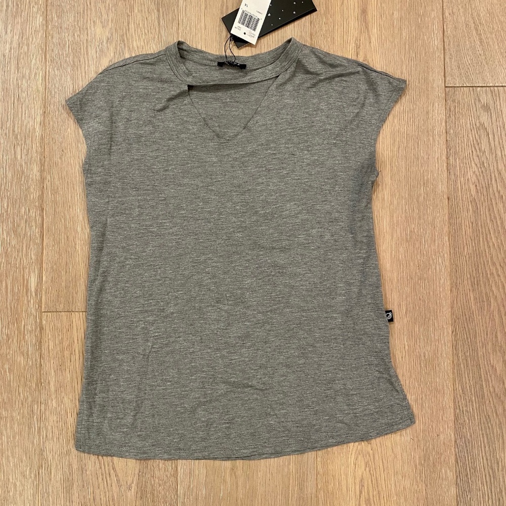 Terez Tank with Keyhole Neck